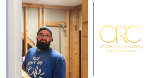 Week 2 of our One Room Challenge in remodeling our guest bathroom!