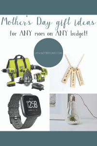 A short, simple list of Mother's Day Gift Ideas for any mama on any budget! #mothersdaygift #giftideas