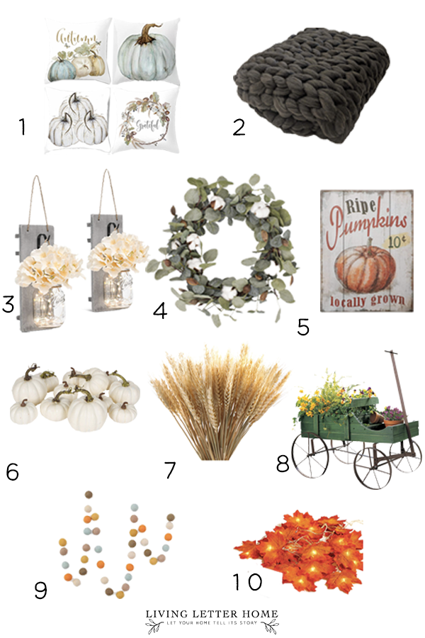 Best fall home decor from Amazon on a budget! #falldecor #fallaesthetic