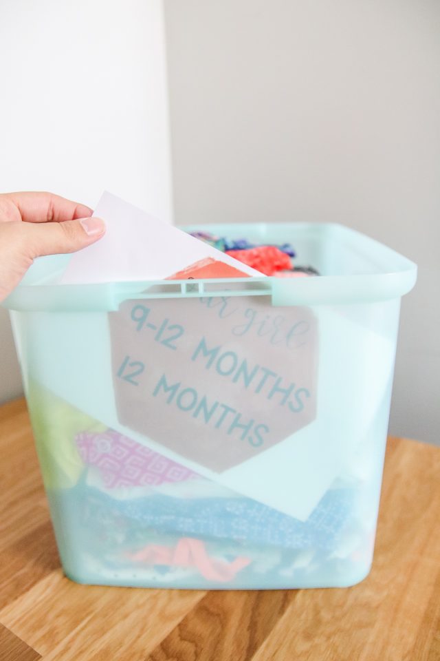 Easiest Way To Organize Kids Clothes + FREE Printables! - Living Letter ...