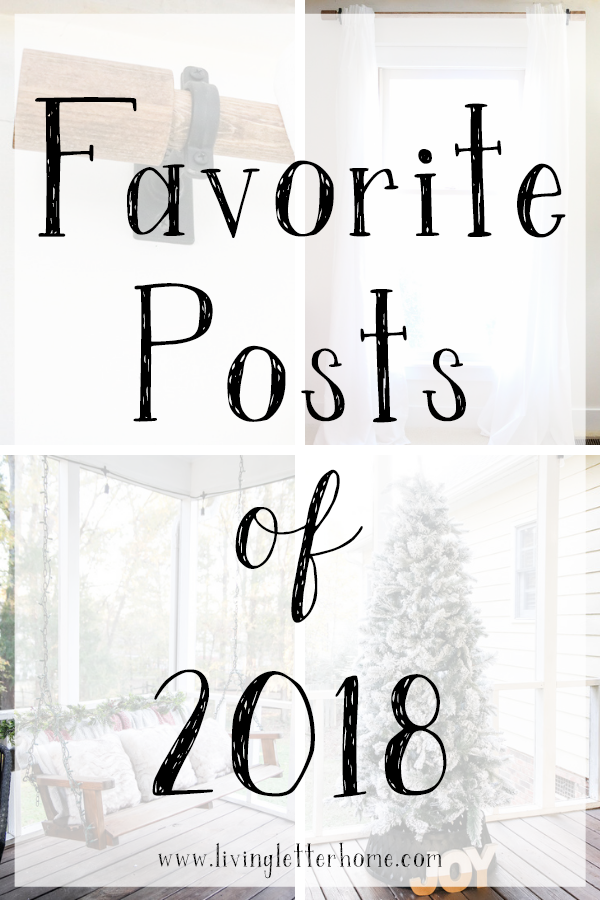 Favorite Posts of 2018