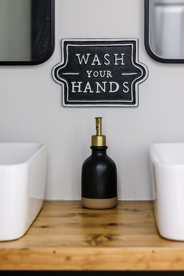 wash your hands magnolia sign