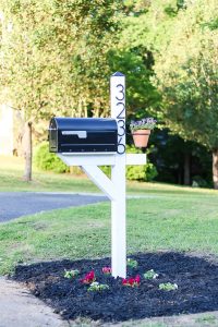 DIY mailbox makeover