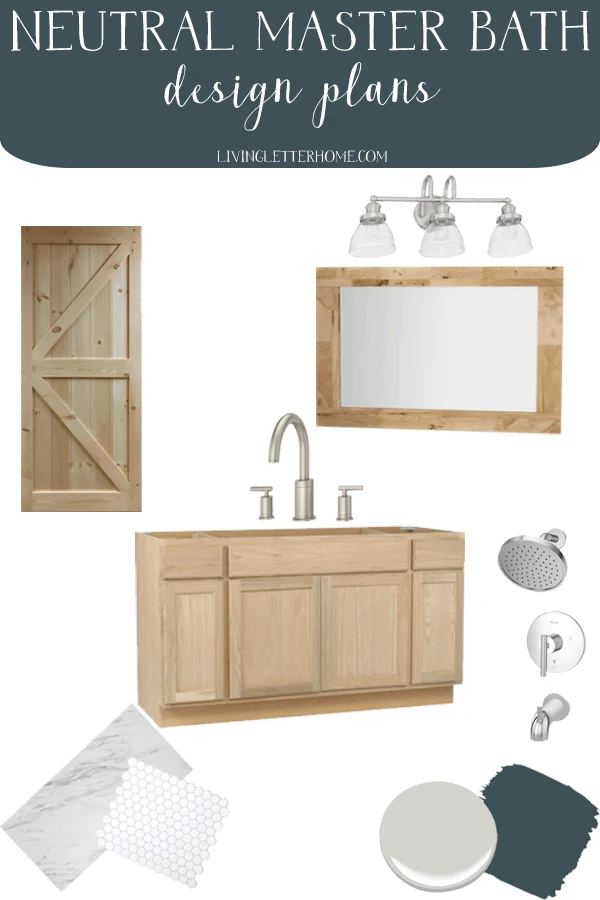 Master Bathroom Refresh Plans And Mood Board Bathroom Refresh Design Plans - Living Letter Home