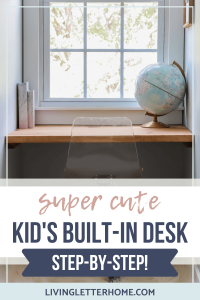 The cutest build in desk idea for a dormer for Cape Cod style homes. Easy weekend DIY project!