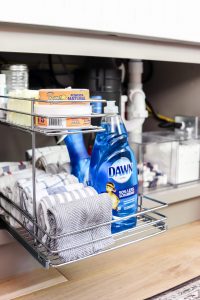 pull out under the sink kitchen organizer
