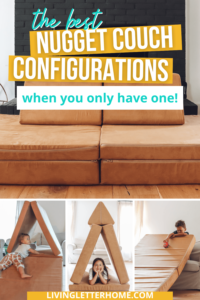 the best nugget couch configurations with only one pin