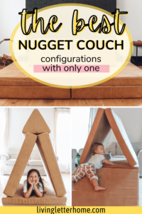 the best nugget couch configurations with only one pin