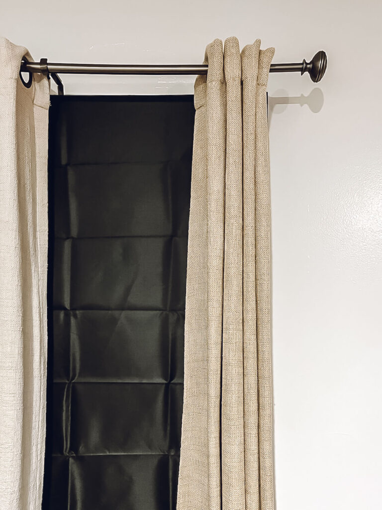 stick on blackout curtains