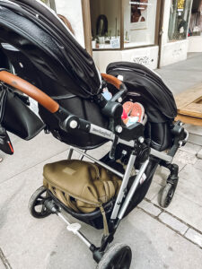 Black Mockingbird double stroller