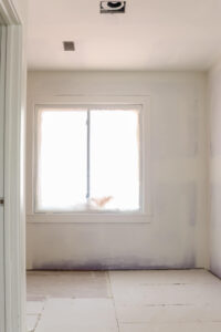 drywall in bathroom