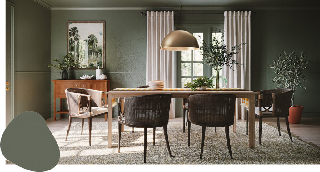 sherwin williams rosemary in kitchen walls