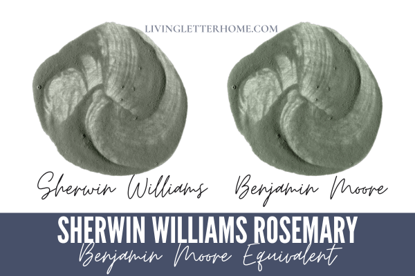 SW rosemary benjamin moore equivalent