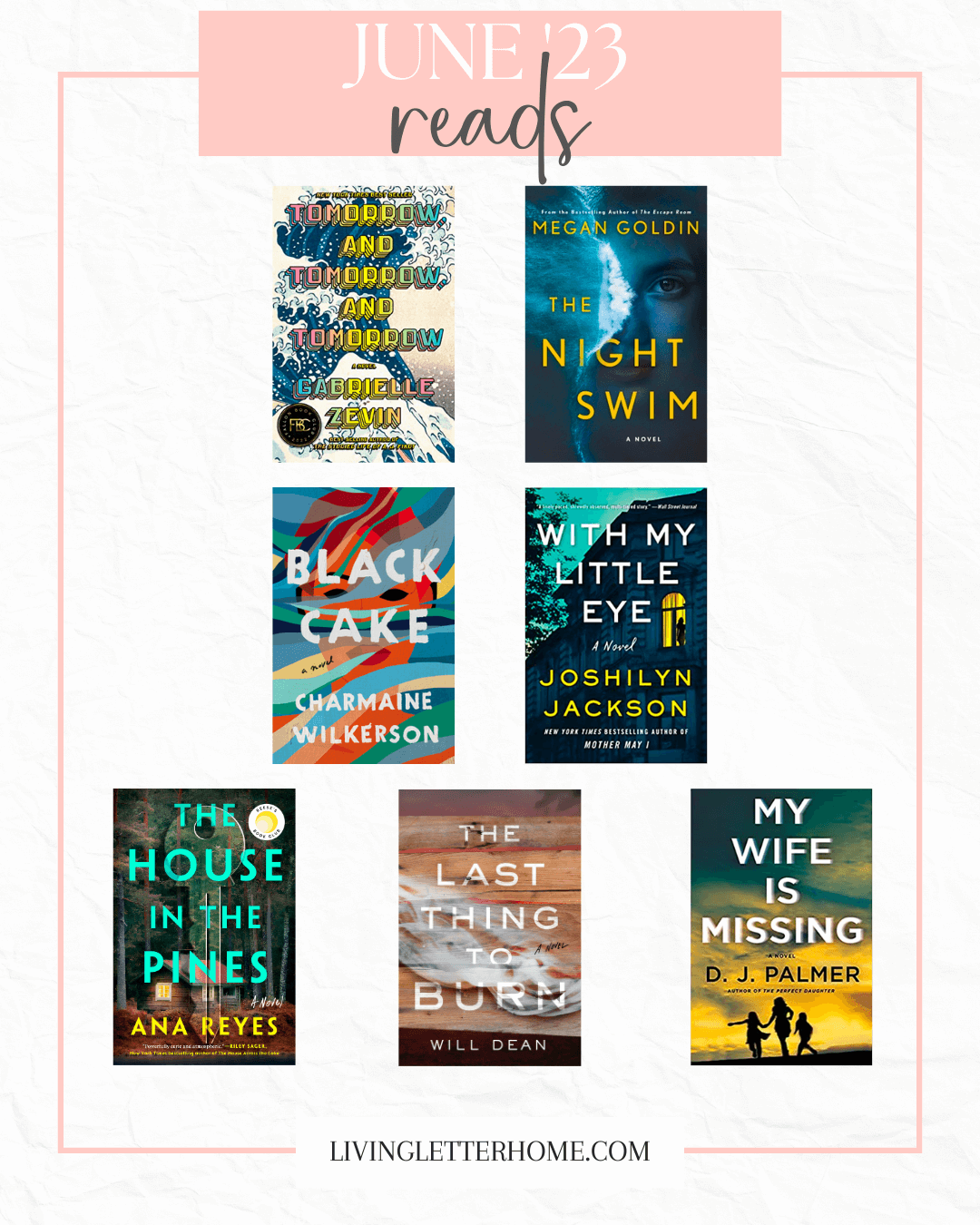 june 2023 reads graphic