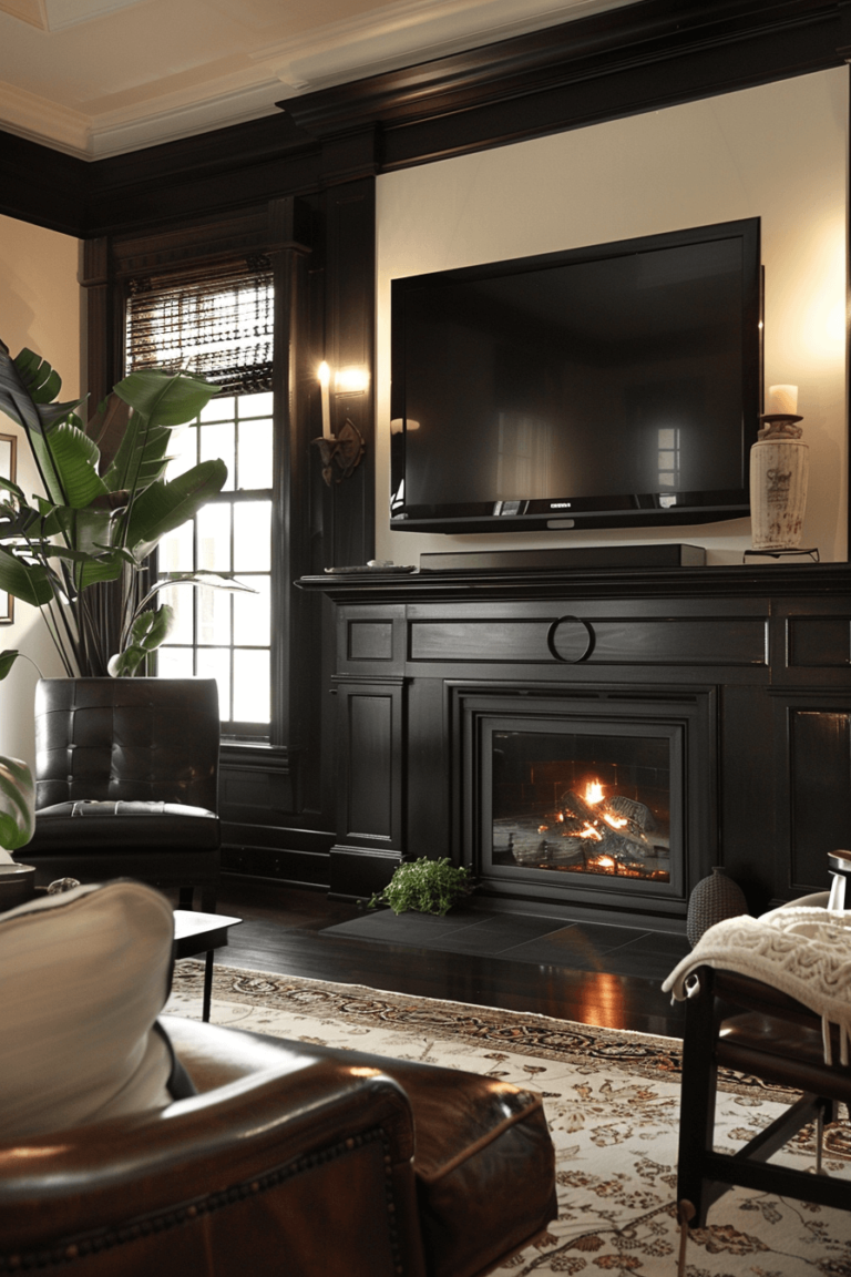 35 Unique Ways to Decorate with a TV Above Your Fireplace - Living ...