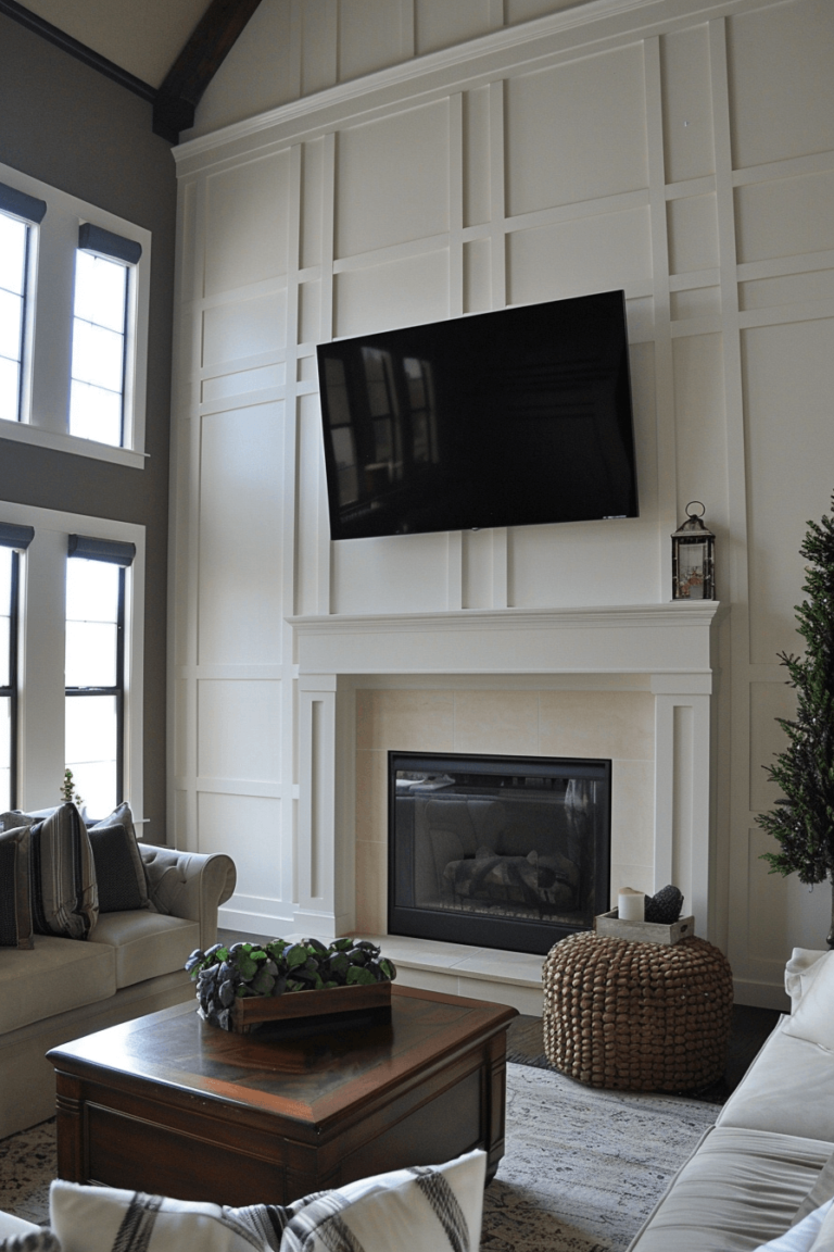 35 Unique Ways to Decorate with a TV Above Your Fireplace - Living ...