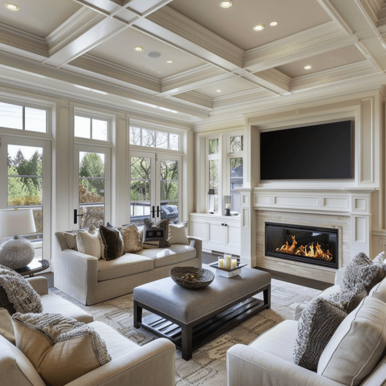 35 Unique Ways to Decorate with a TV Above Your Fireplace - Living Letter Home