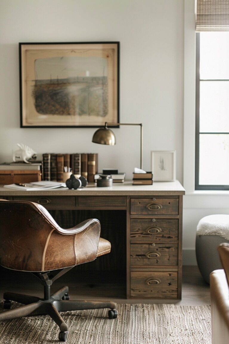 20 Masculine Home Office Ideas for Him - Living Letter Home