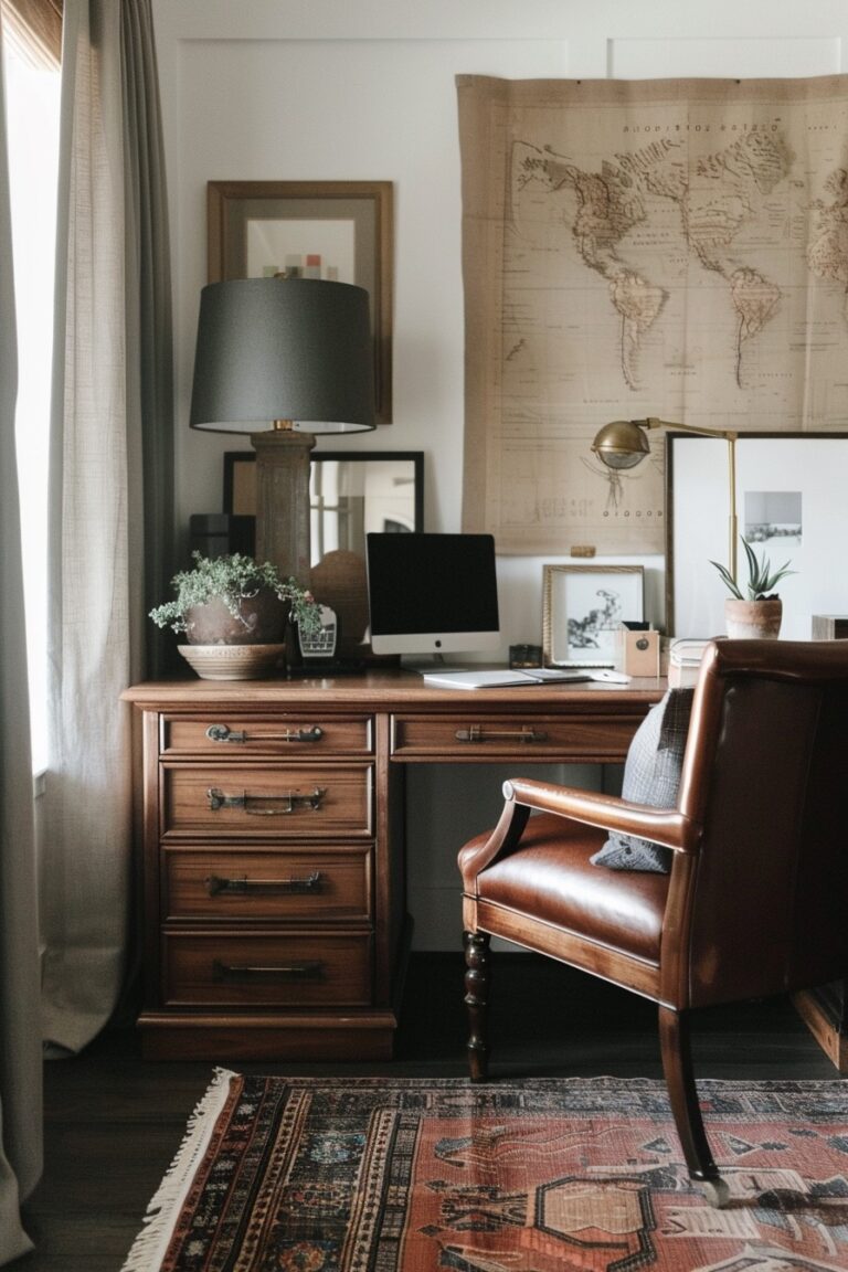 20 Masculine Home Office Ideas for Him - Living Letter Home
